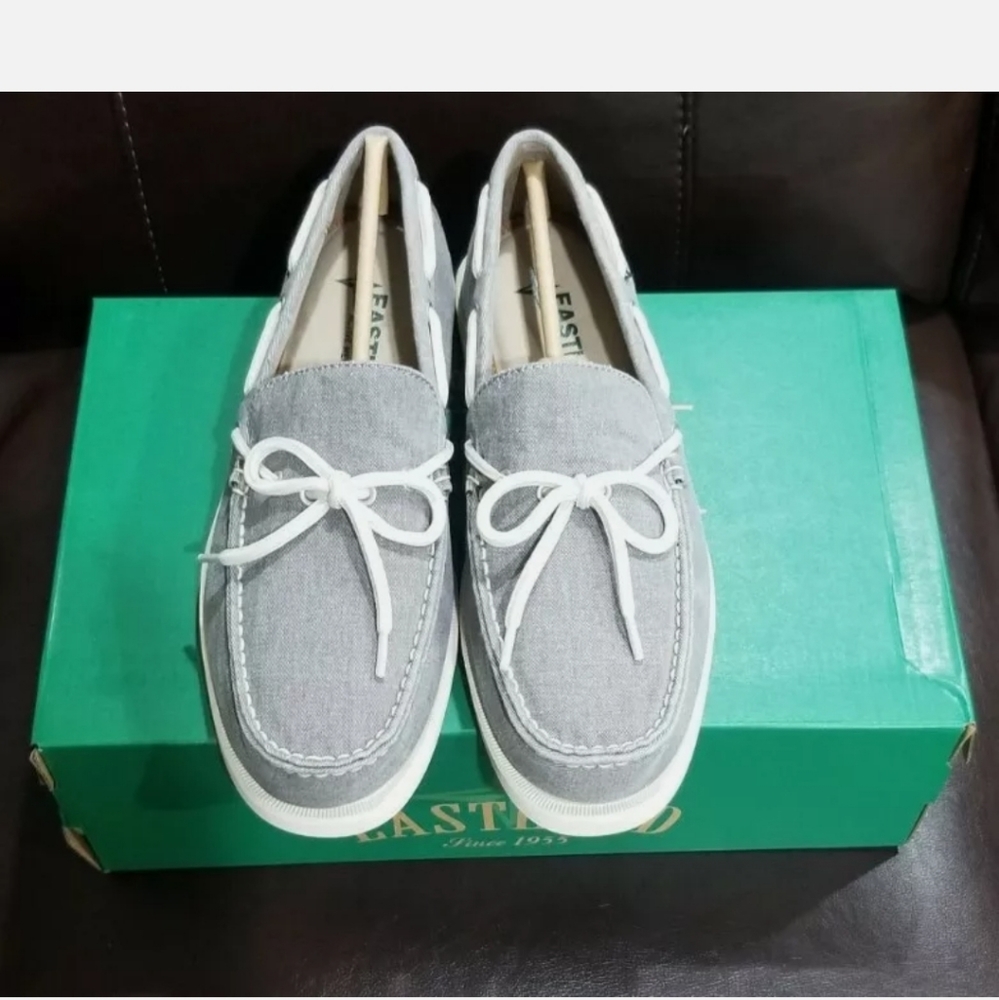 Eastland Men's Yarmouth Canvas Gray Boat Shoes